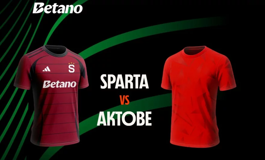 Sparta Praha vs. Aktobe dnes živě na Betano: Odveta 2. předkola Konferenční ligy