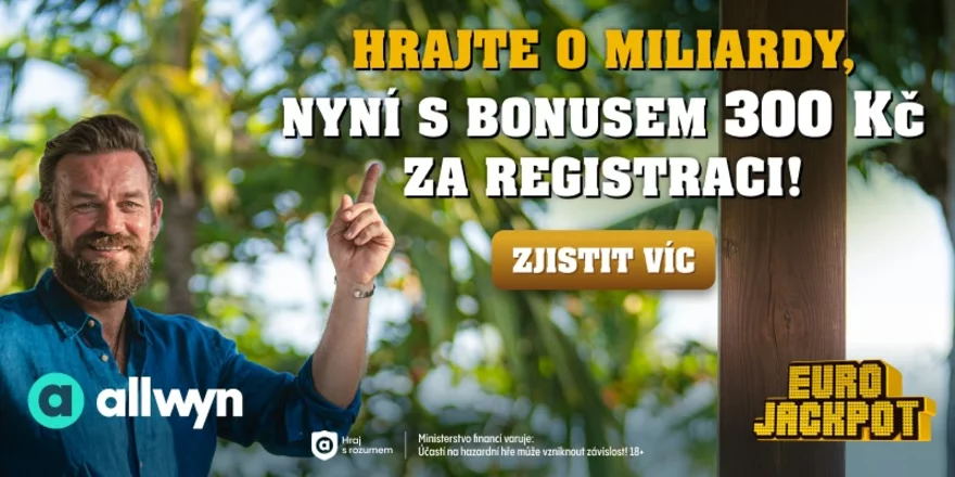 Allwyn bonus za registraci