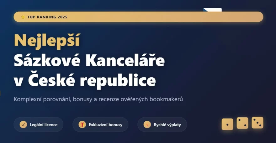 Nejlepší sázkové kanceláře v ČR
