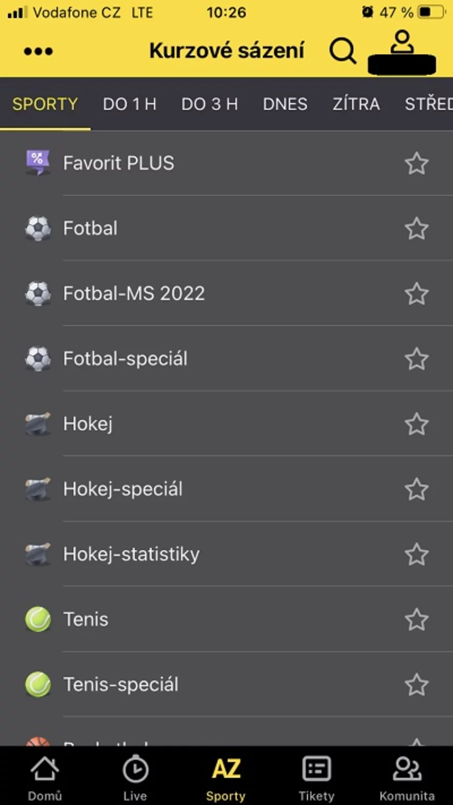 Mobilní aplikace od Fortuny