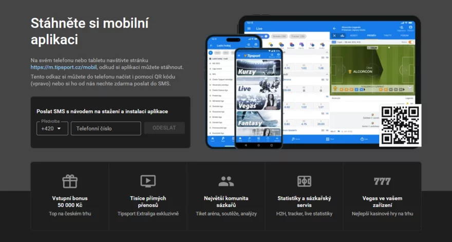 Sázení Tipsport do mobilu