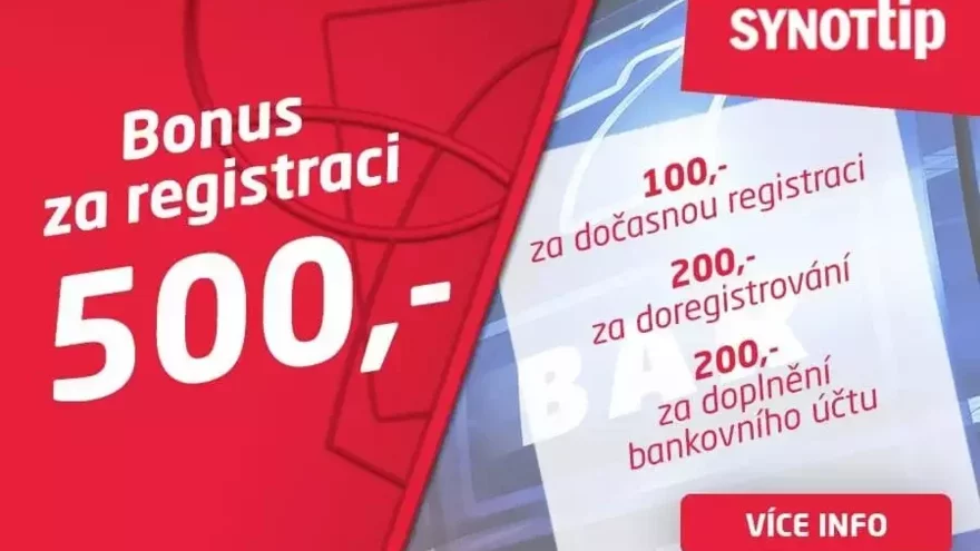 SynotTip bonus za registraci🔎
