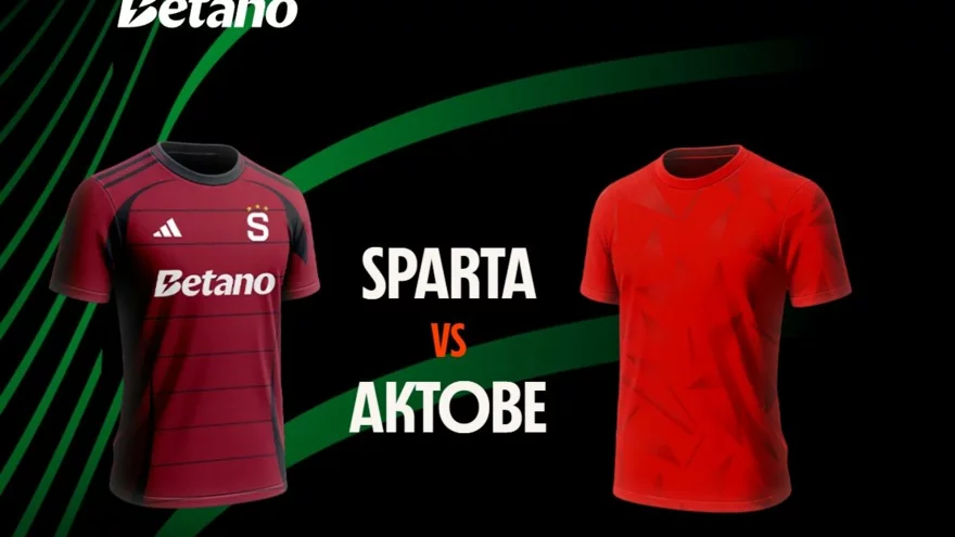 Sparta Praha vs. Aktobe dnes živě na Betano: Odveta 2. předkola Konferenční ligy